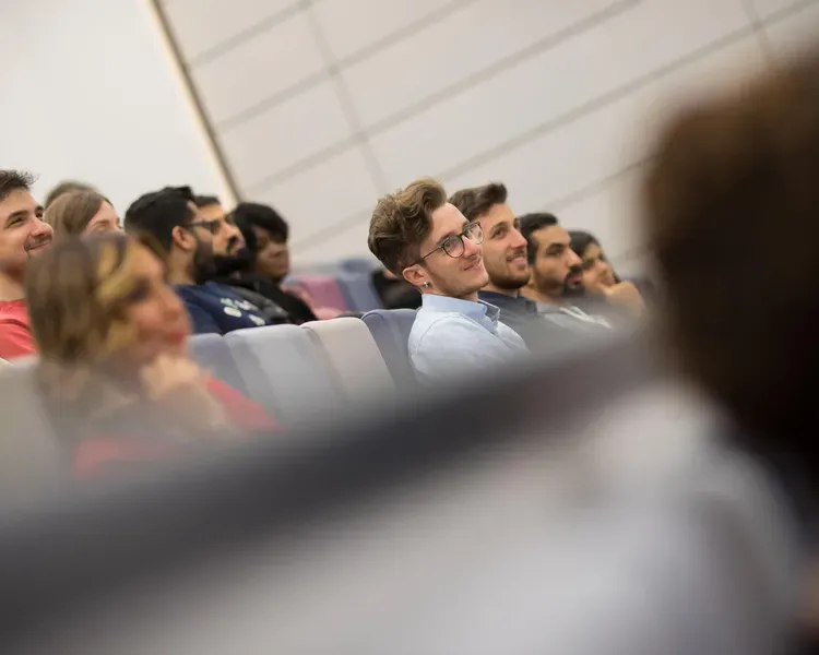 students at a lecture