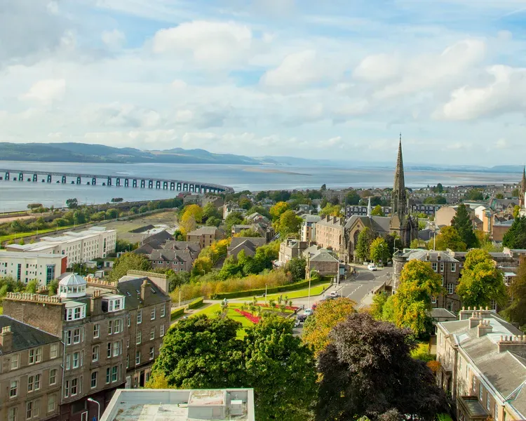 View over the City of Dundee