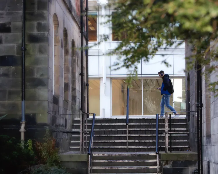 Stairs at Geddes Quadrangle