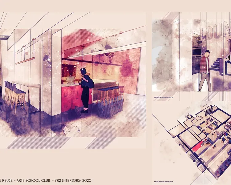 interior of arts club