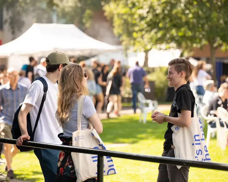 Students at Open Day