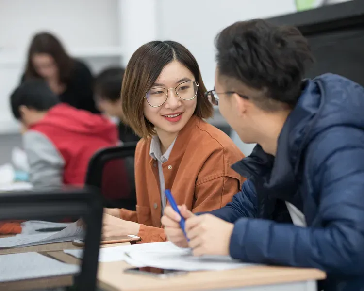 Students in a lecture
