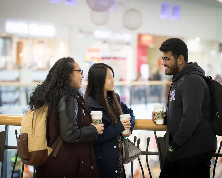 Students in the Overgate