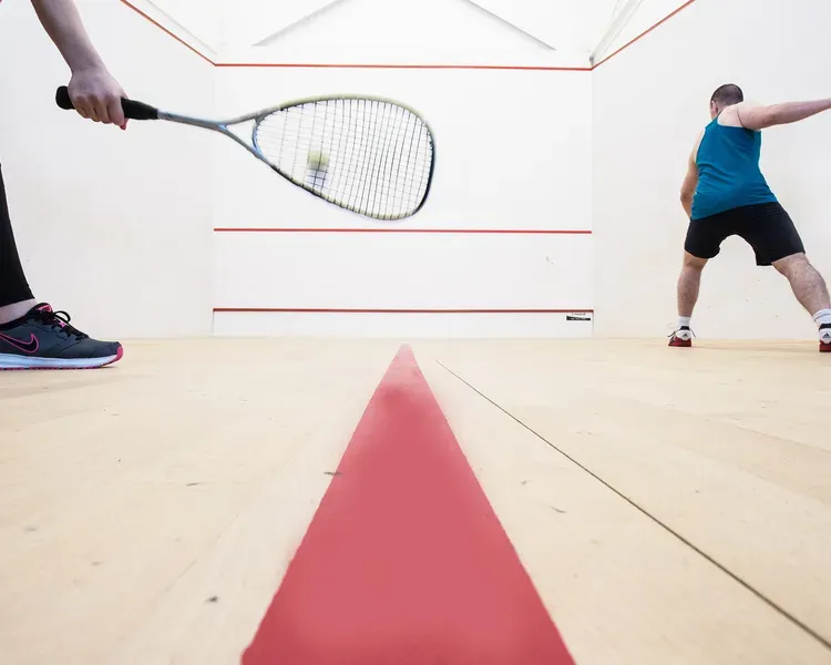 People playing squash