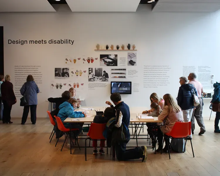 People at the V&A Dundee 