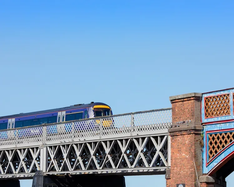 View of River Tay with Tay Rail Bridge