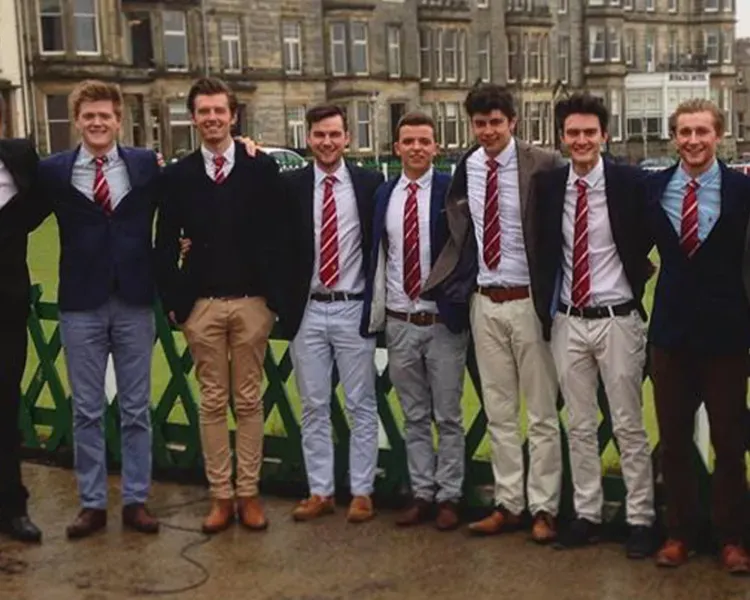 golf team in St Andrews