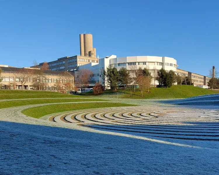 A view of Ninewells Hospital 