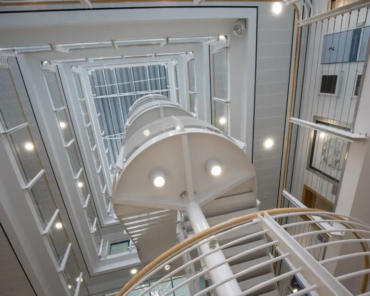 Life sciences building  stairs