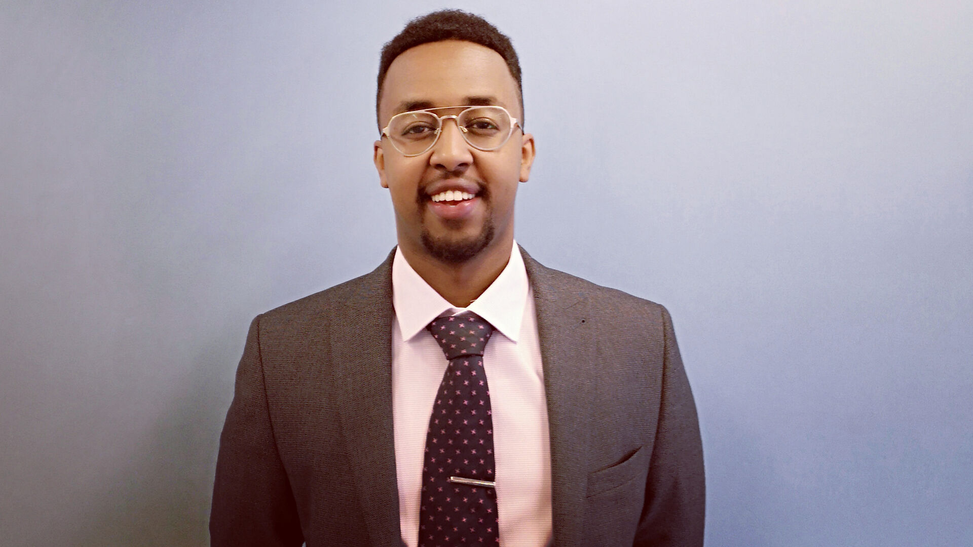 Hanad Mohamed against a plain background