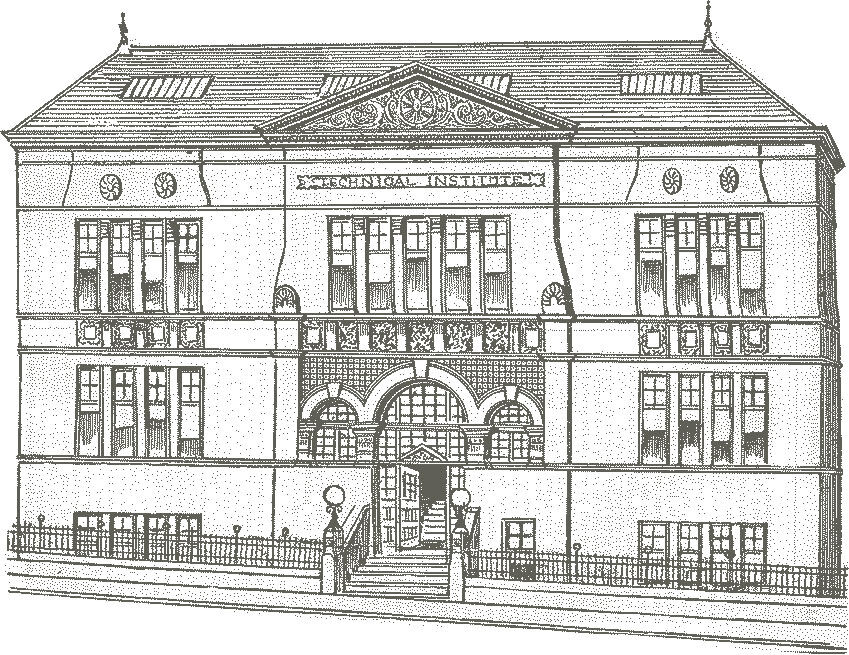 Drawing of the Technical Institute on Small’s Wynd