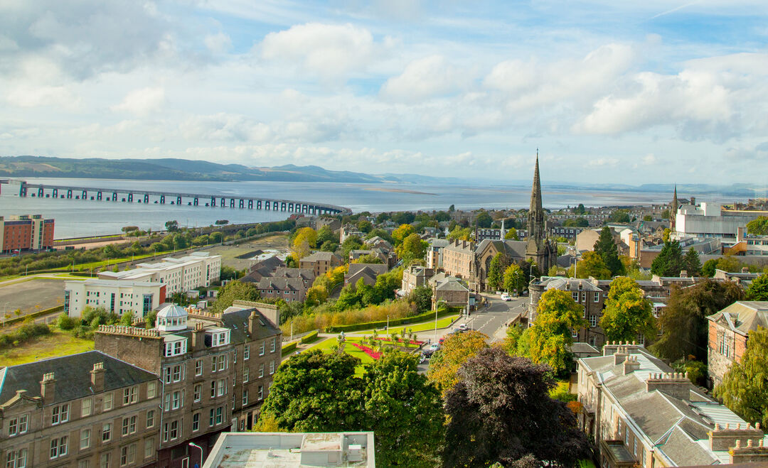 View over the City of Dundee