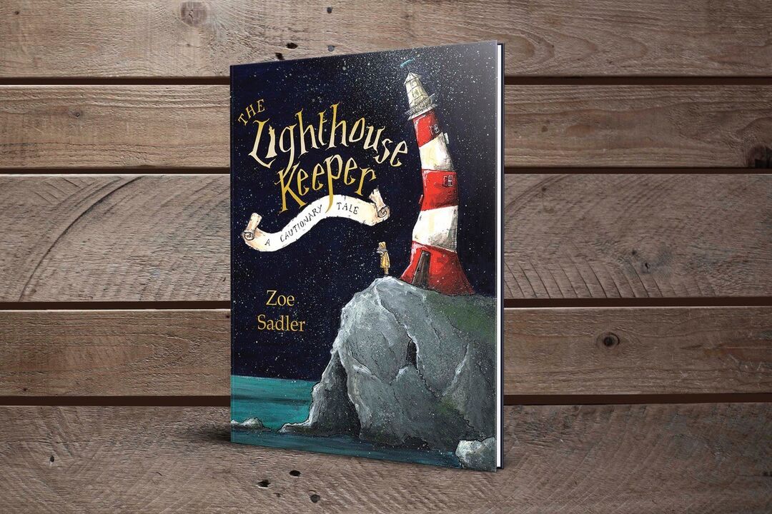 Book Cover of Zoe's first book (The Lighthouse Keeper)