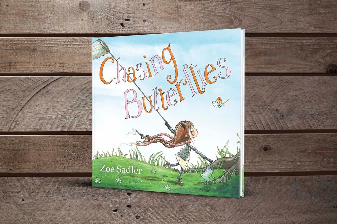 Book Cover of Zoe's second book (Chasing Butterflies)