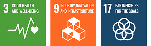 Good Health and Well Being, Industry, Innovation and Infrastructure, Partnership for the Goals