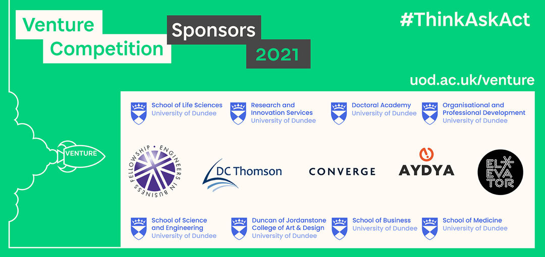 Venture 2021 sponsors and logos
