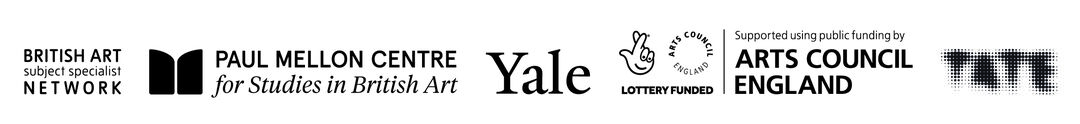 British Art Network logo block Paul Mellon Centre Yale Arts Council England Tate