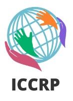 logo for ICCRP: hands around a globe