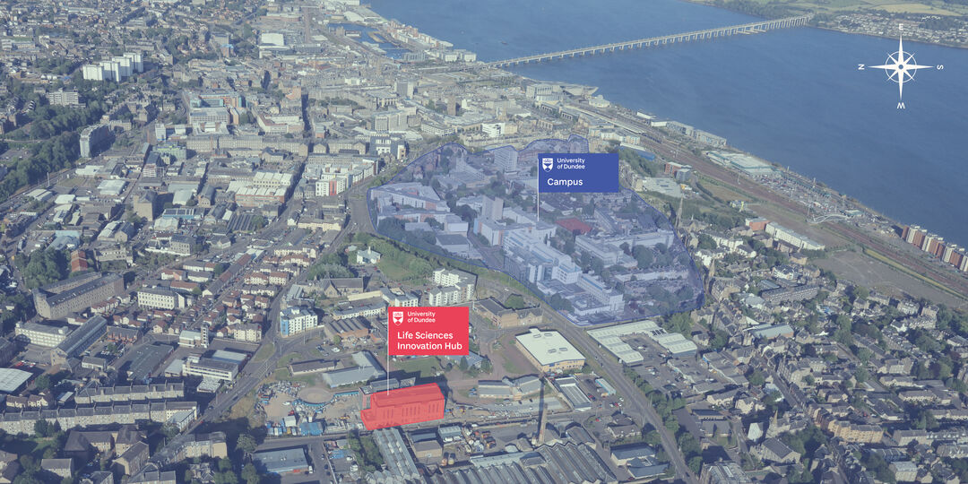 Innovation Hub drone image map
