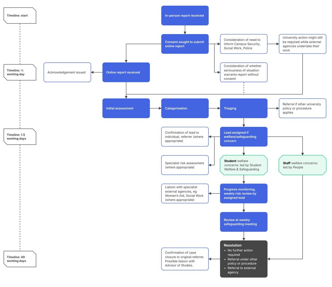 safeguarding timeline