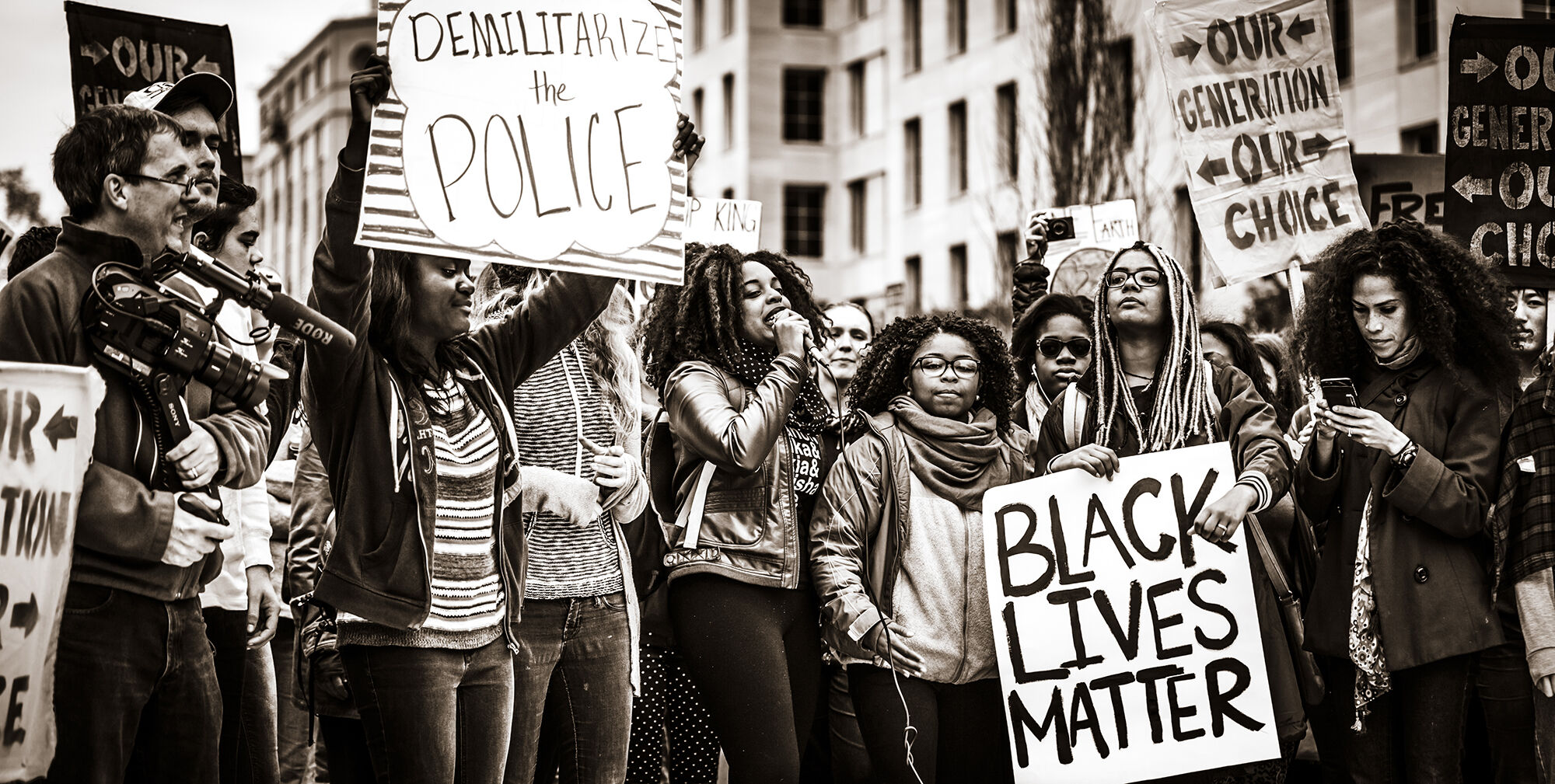 Black Lives Matter protesters