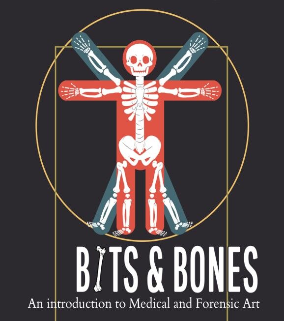 a poster of a skeleton